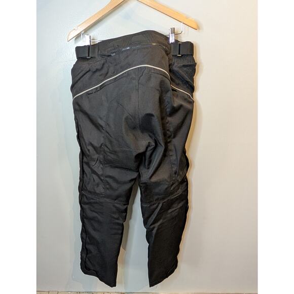 Fly Racing Motorcycle Pants Black Padded Armor Reflective Short 36 Motocross - Picture 4 of 8